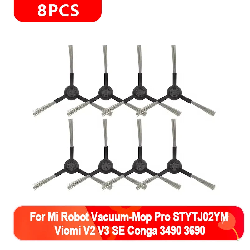 For Xiaomi Mi Robot Vacuum-Mop Pro STYTJ02YM Viomi V2 V3 SE Conga 3490 3690 Main Side Brush Hepa Filter Mop Parts accessories
