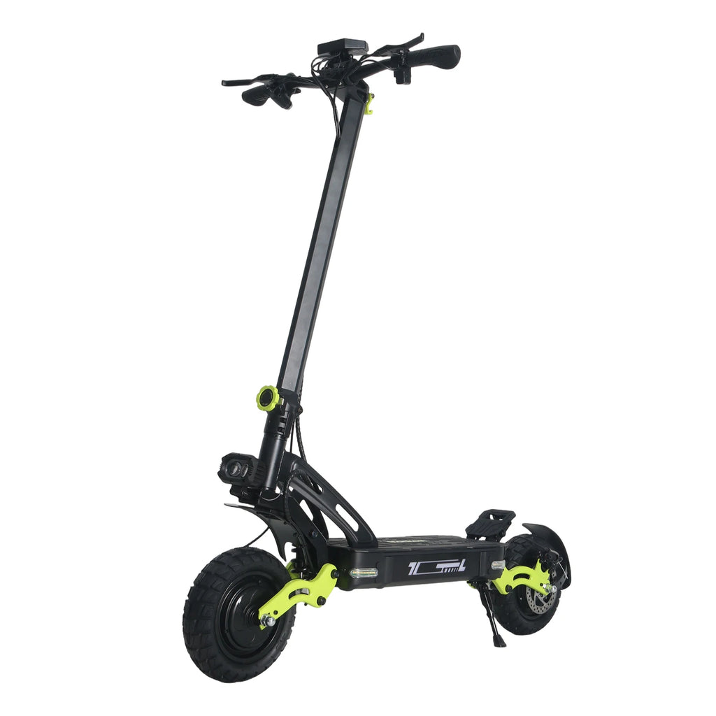 60V 20.8Ah 2400W Dual Motor Electric Scooter with 40MPH High Speed, 40 miles Long Range endurance, 11 Inch Off Road Tire Foldable Adult E Scooter NFC Smart Lock Dual Hydraulic Suspension Disc Brake Max Load 265LBS For Outdoor
