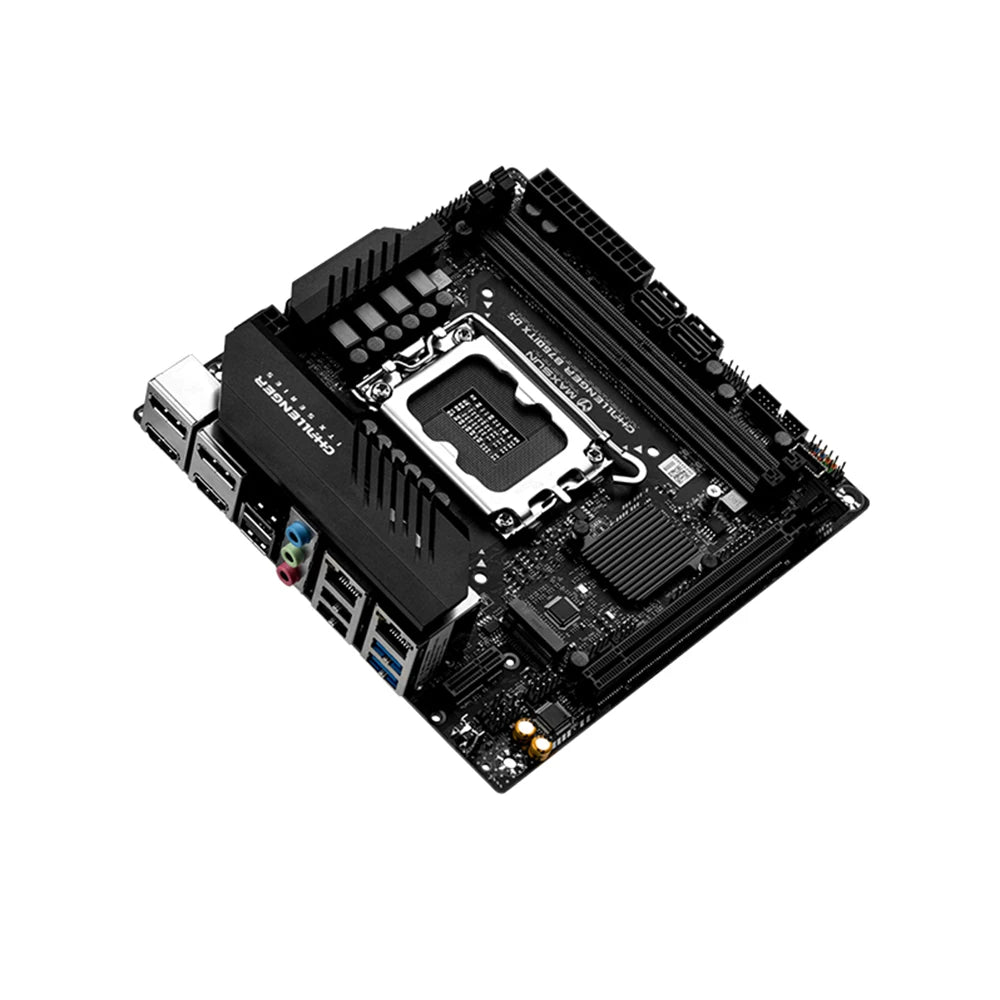 MAXSUN Game Motherboard B760ITX D5 support Intel 14 13 12th generation Core CPU DDR5 M.2 PCIEX16 4.0 Computer components