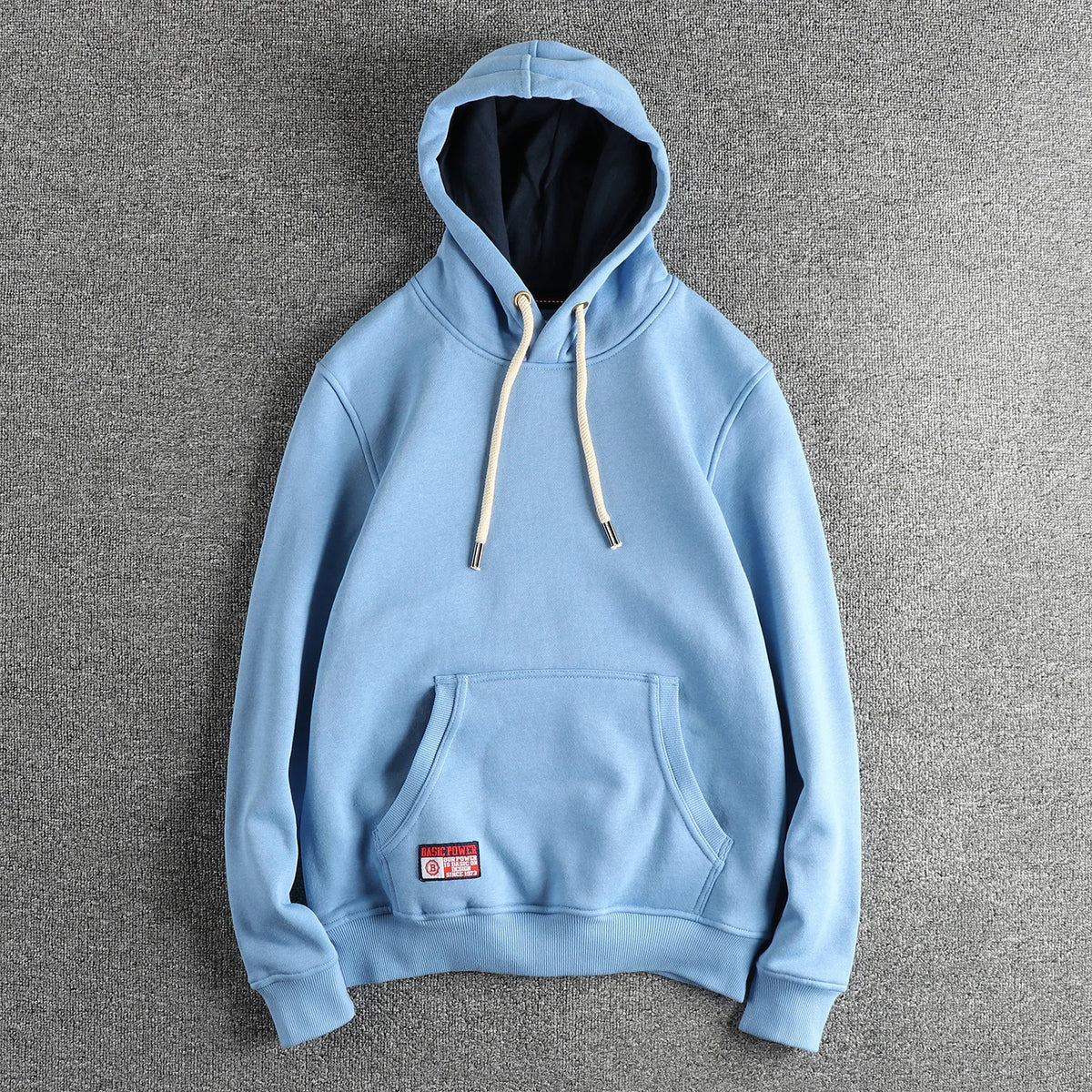 2024 Autumn And Winter New Basic Sweatshirts Men's Soild Color Hoodies High Quality Pullover Fashion Washed Casual Sportwear