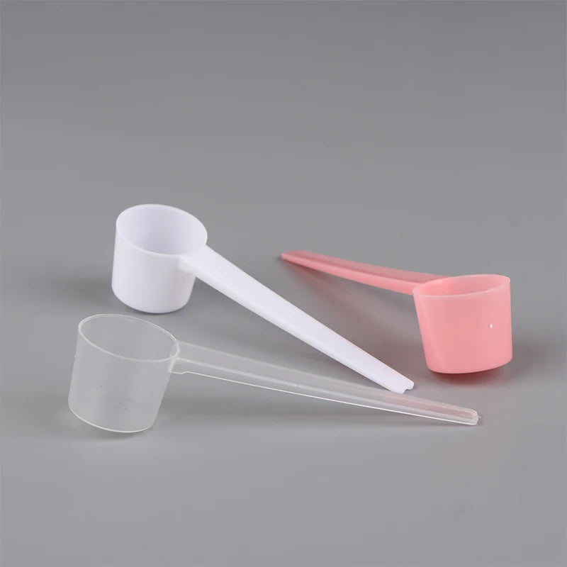 10Pcs 5g Home Kitchen Gadgets DIY Plastic Measuring Spoon Measuring Spoons Coffee Protein Milk Powder Scoop
