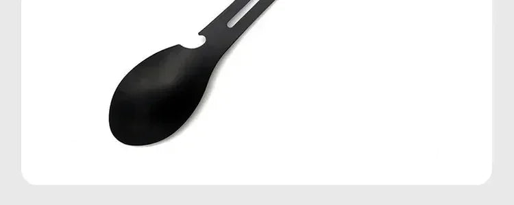 Camping Utensils Set Stainless Steel Outdoor Survival Gear 5 in 1 Tableware Travel Hiking Cutlery Fork Spoon Opener