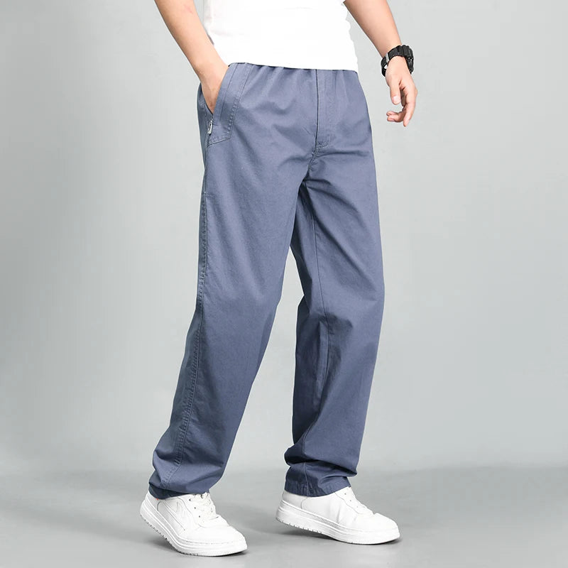 Men's Cargo Pants Summer Spring Cotton Workwear Large Size 6XL Casual Climbing Joggers Sweatpants Hombre Autumn Work Trousers