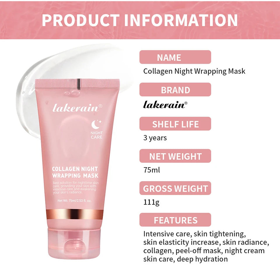 Skincare Koreans Originales Deep Collagen Mask Peel Off Mask Facial mask soluble collagen hydration tightening Night cream skin