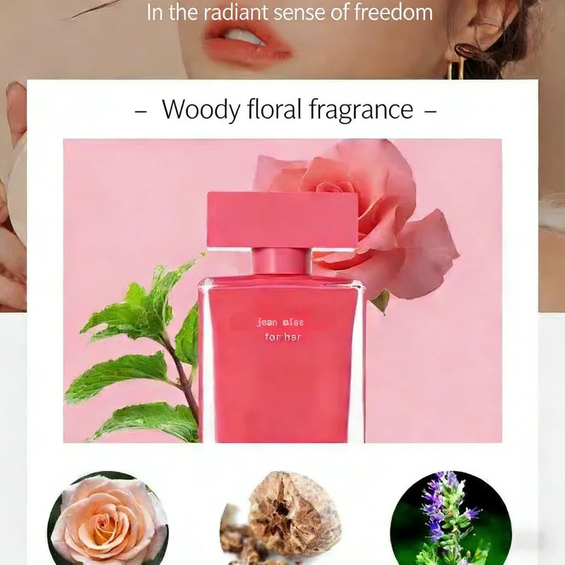 100ml Premium Eau de Parfum for Her, Sophisticated Woody Floral Scent Perfect for Daily Wear