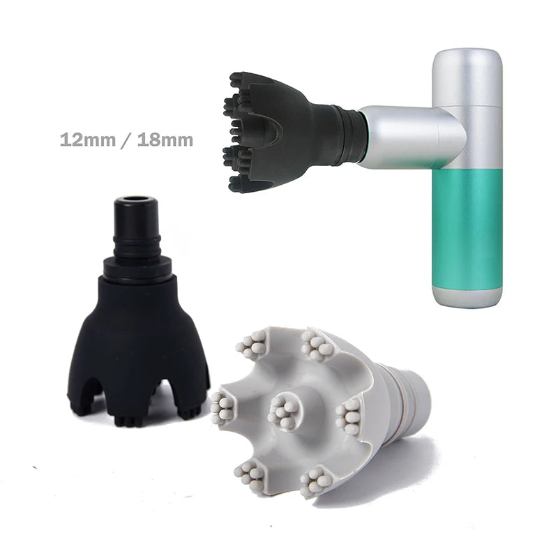 1pcs Massage Gun Replacement Heads Muscle Stimulator Body Relaxation Shaping Exercising Fascia Gun Massager Head tool