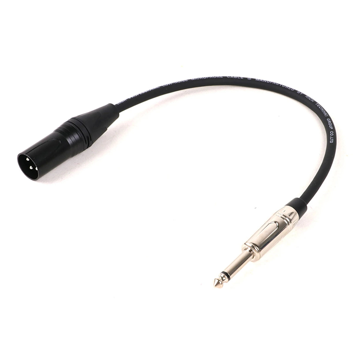 1PC 1/4 Inch (6.35mm) TS Jack to XLR Female/Male Microphone Audio Cable Unbalanced 3Pin XLR to Quarter Inch Mono Plug Mic Cord