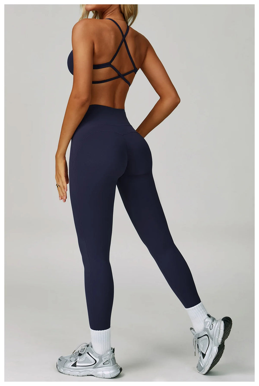 2Pcs Sets Women's Tracksuit Fitness Clothes Yoga Sets Sportswear Workout Bra High Waist Leggings Set Gym Clothing Sports Suits