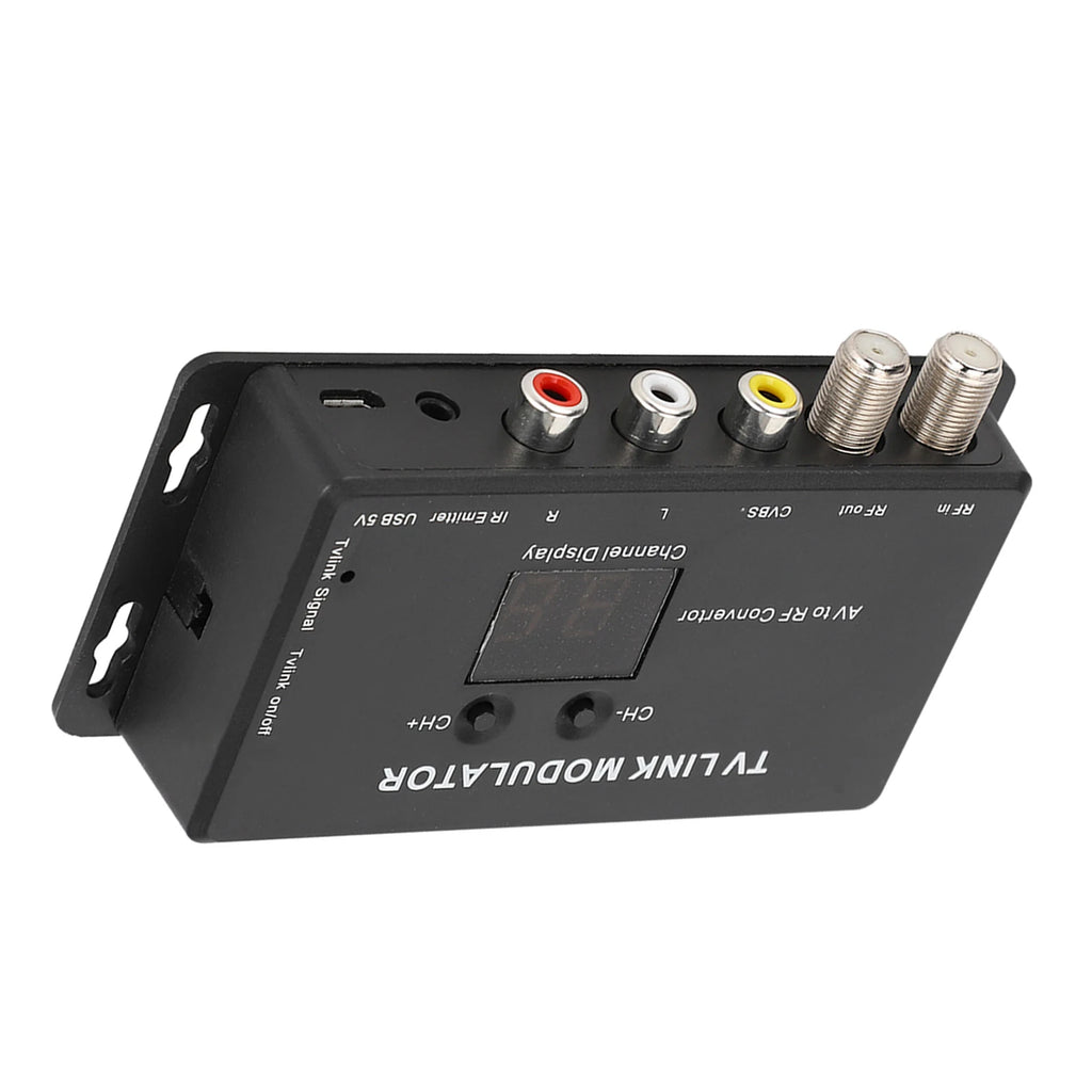 IR Extender Adapter TM70 UHF TV LINK Modulator AV To RF Converter IR Extender With Channel Display Modulator AV To RF Converter
