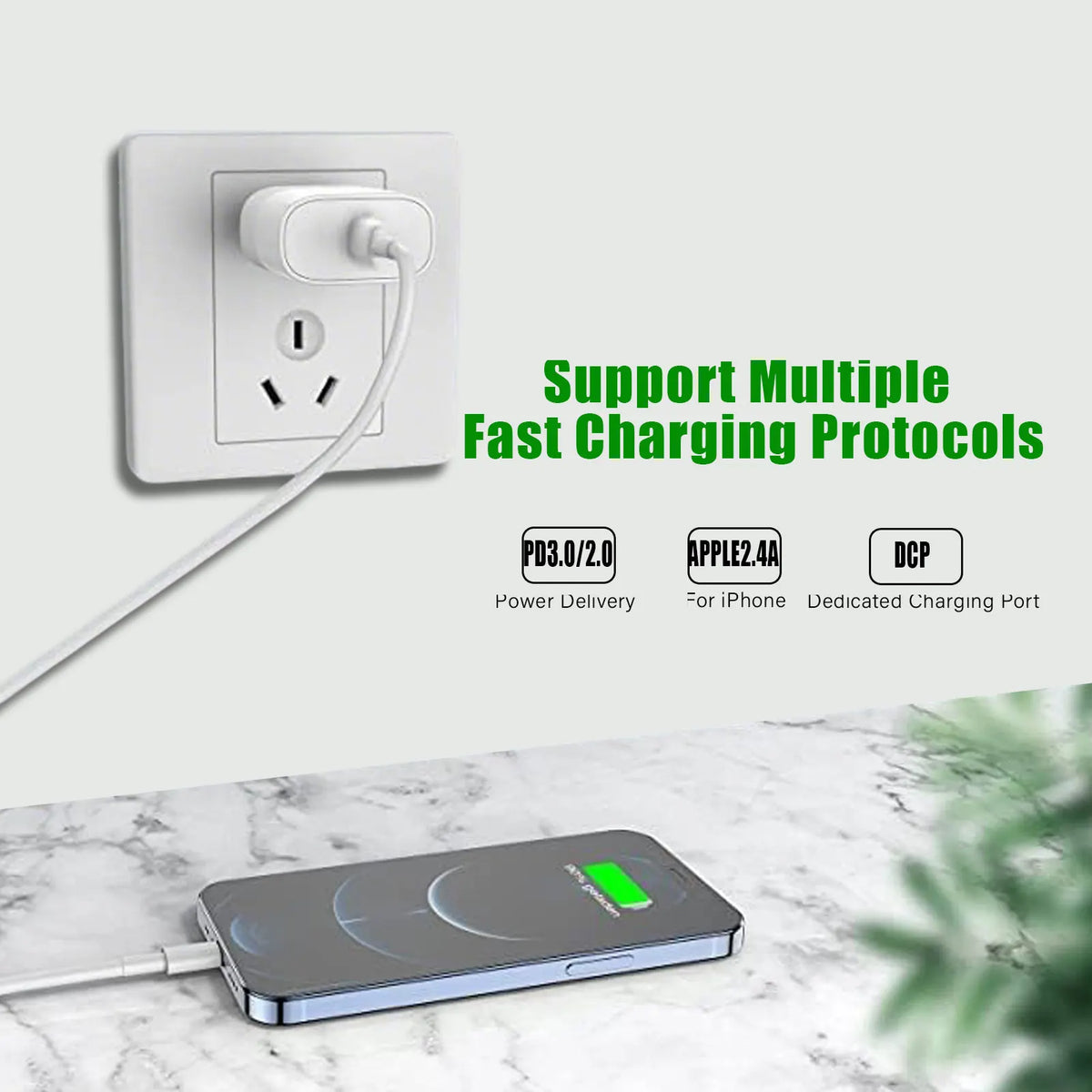30W  For Original Type C Fast Charger For iPhone 17 16 15 Pro Max Plus PD Charging Cable Charger Phone Accessories