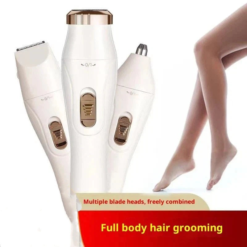 New Women Electric Shaver Hair Remover Razor Cordless Waterproof For Face Bikini Underarms Legs Body Hair Remover Machine