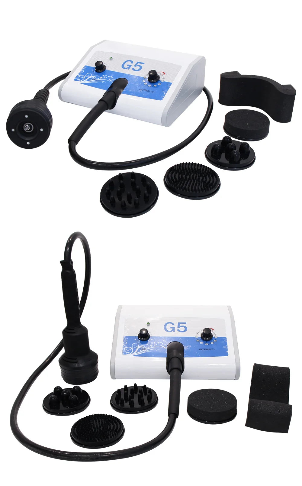 G5 Vibration Slimming Machine High Frequency Massager Fat Burning Body Shaping Vibrate Massage Anti Cellulite With 5 Tips Device