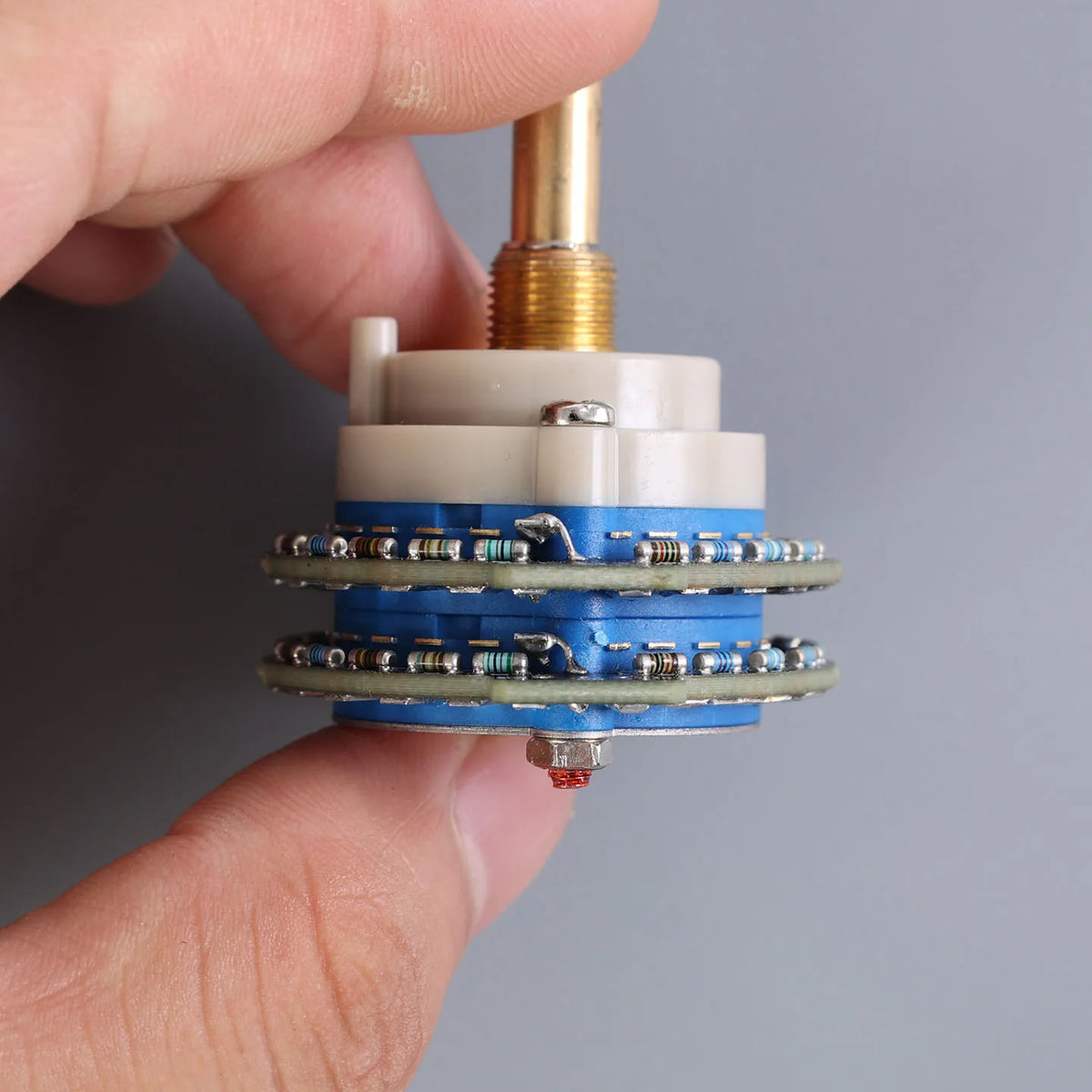 High Precision 24 Level 50K Stepper Dual Channel Volume Knob Potentiometer Band Potentiometer Volume Control