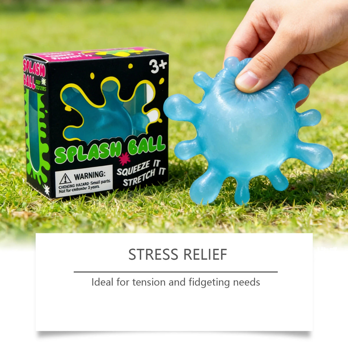 Splash Shaped Pinching Ball Slow Rebound Pressure Relief Ball Maltose Decompression Toy Squeeze Balls Blind Box Party Gif Toys