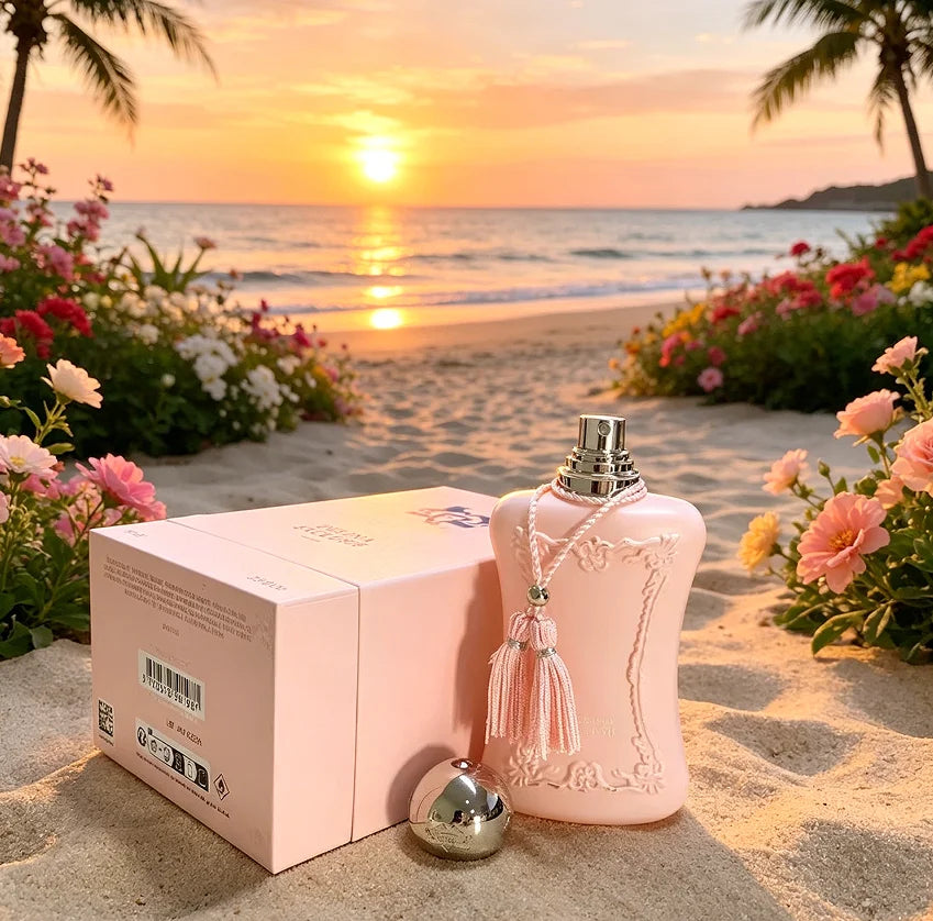 DELINA pink xclusive Rich Upgraded Luxury Edition Oriental Floral Fragrance Women's Fragrance 75ml, long-lasting sweet fragrance, elegant and unique fragrance, suitable for any venue