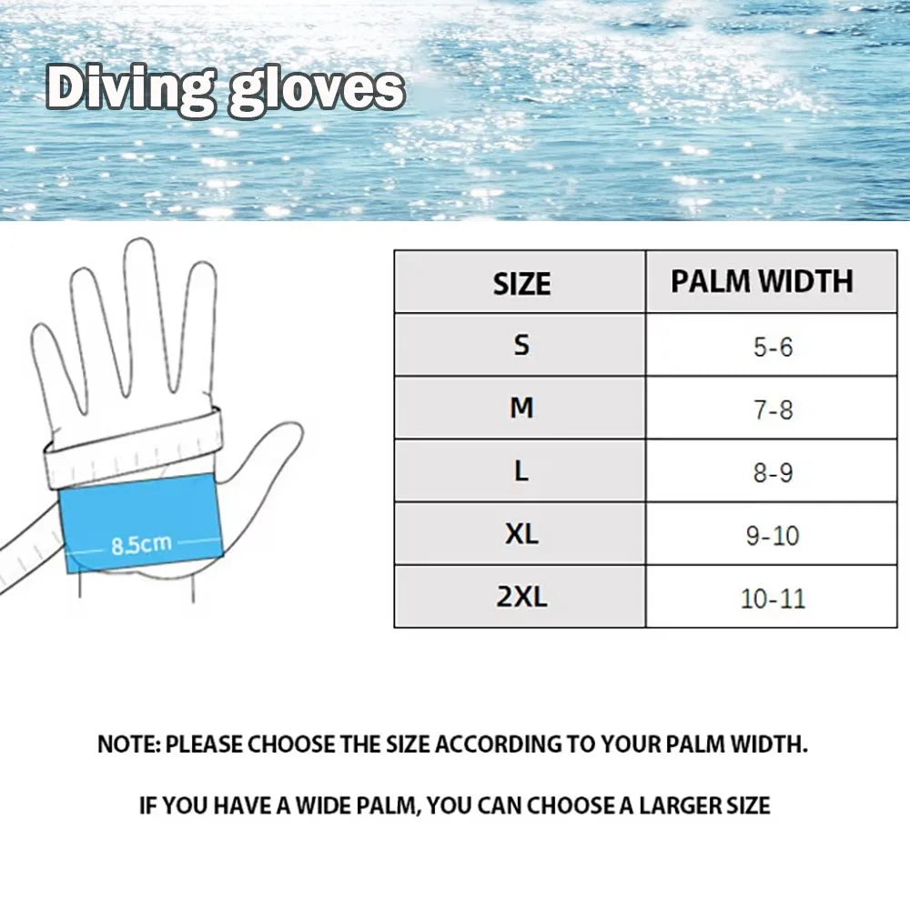 3mm Neoprene Diving Gloves Anti Slip Camo Scuba Diving Gloves Surfing Gloves For Spearfishing Swimming Rafting Kayaking