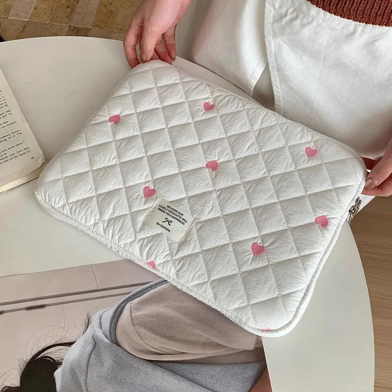 cute Laptop Sleeve Case Bag Portable Computer Cover Bag Tablet Pouch For Ipad 9.7-11 Macbook Air Pro 13 14 15 15.6 16 Inch Cover