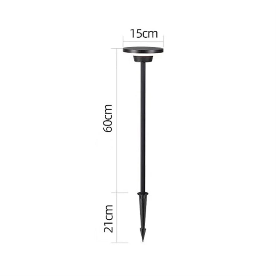 60/80CM Outdoor Pathway Bollard Lighting Waterproof Courtyard Garden Lawn Lamps LED Villa Landscape Fence Path Post Light