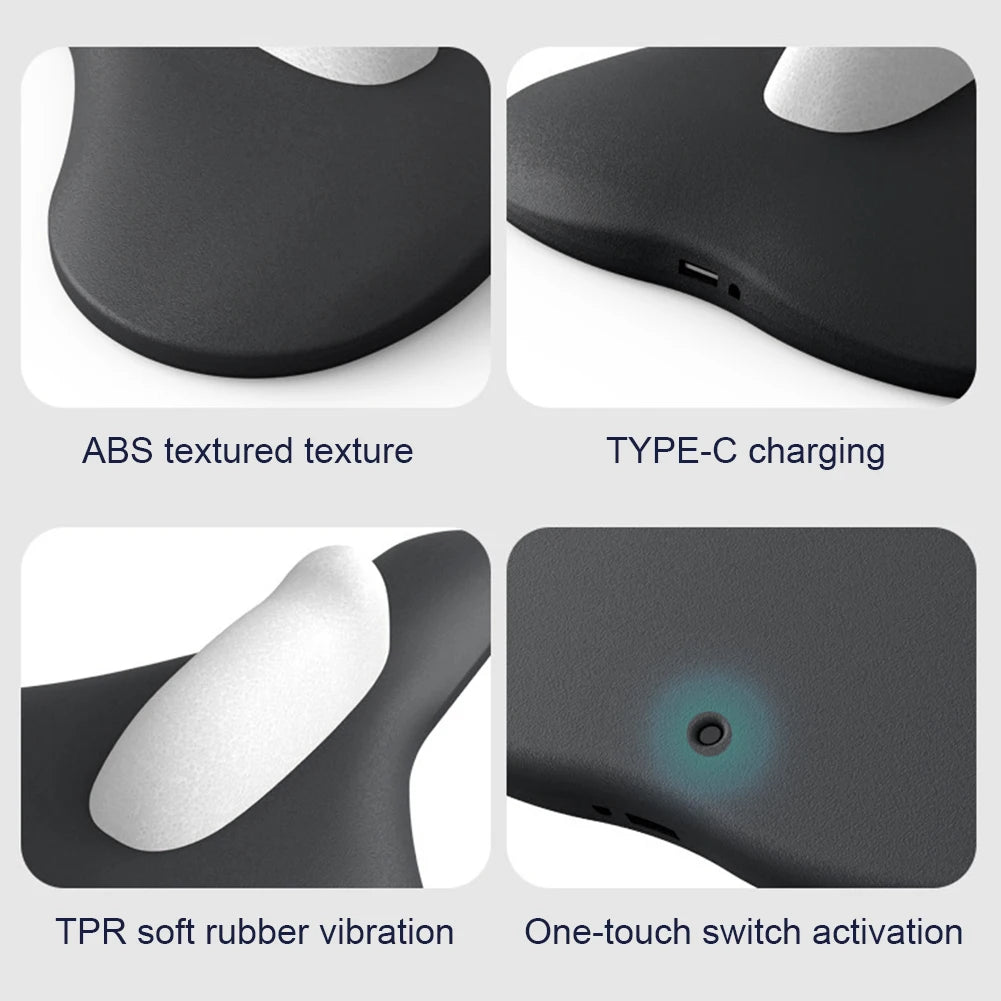 Electric Pelvic Floor Muscle Trainer Kegel Exerciser Massage Cushion Ergonomic USB Rechargeable Hip Strengthener Exercise Tool