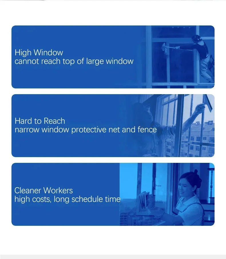 110V 220V Automatic Electric Window Cleaner Glass Cleaning Tool Hotel Home Cleaning Window Cleaning Robot Remote Control