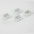 4 Pair Metal Fixing Buckle Two in One Insert Furniture Laminate L Shaped 90 Degree Connector Bracket Hardware Easy Install Home