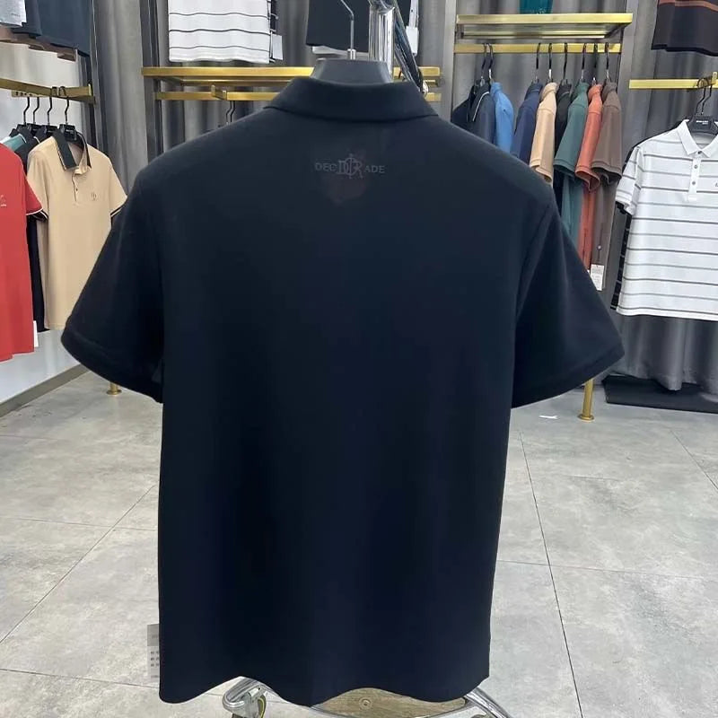 100% pure cotton high-end short sleeve men's polo shirt summer designer luxury brand embroidered Paul T-shirt fashion men's wear