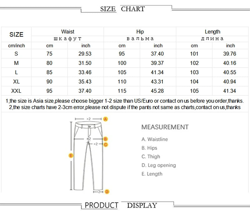 2026 Spring Men's Distressed Skinny Jeans Vintage Wash Elastic Biker Holes Casual Slim Fit Streetwear Denim Pencil Pants Joggers