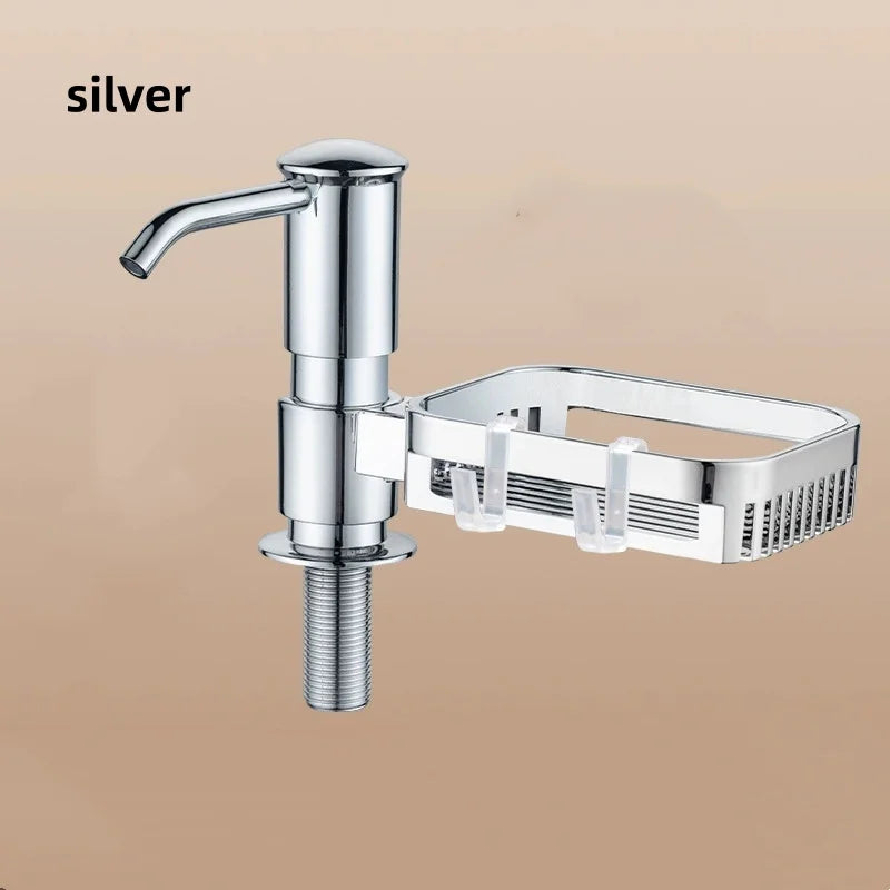 1pcs Kitchen Sink Soap Dispenser Extension Tube Detergent Pusher Hand Push Plastic Soap Dispenser for Sink Accessories