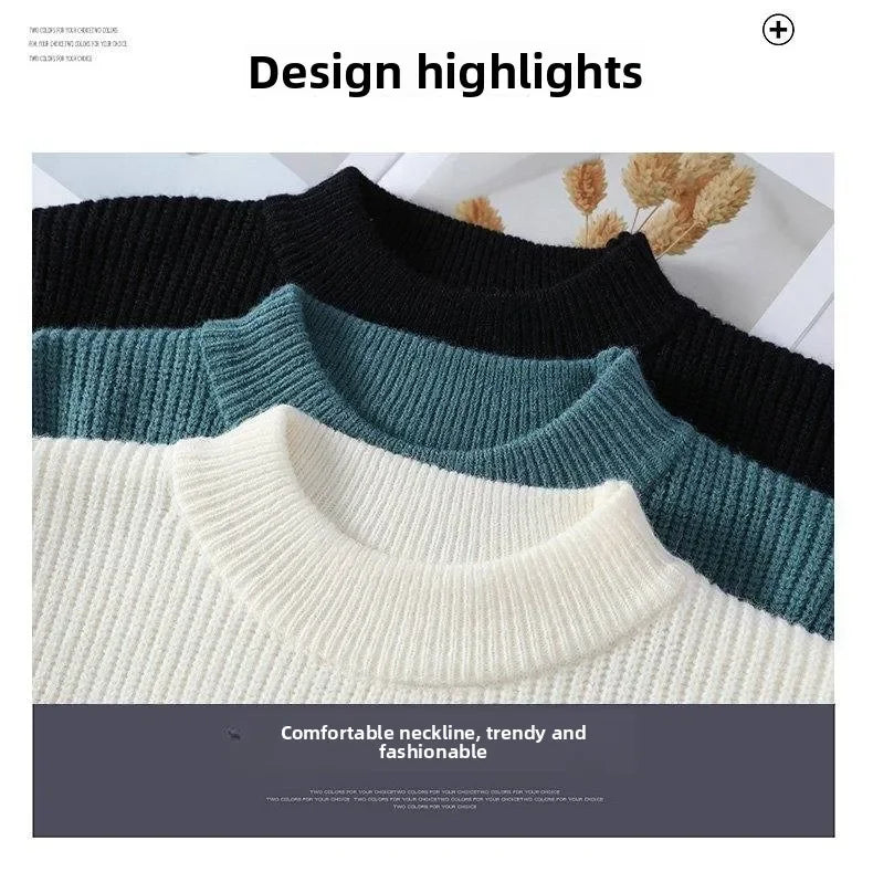 Sweater, Outdoor, Fishing, Fashionable, for Men, Trendy, Cycling, Versatile, for Sport, for Travel, for Leisure, Knitted Sweater
