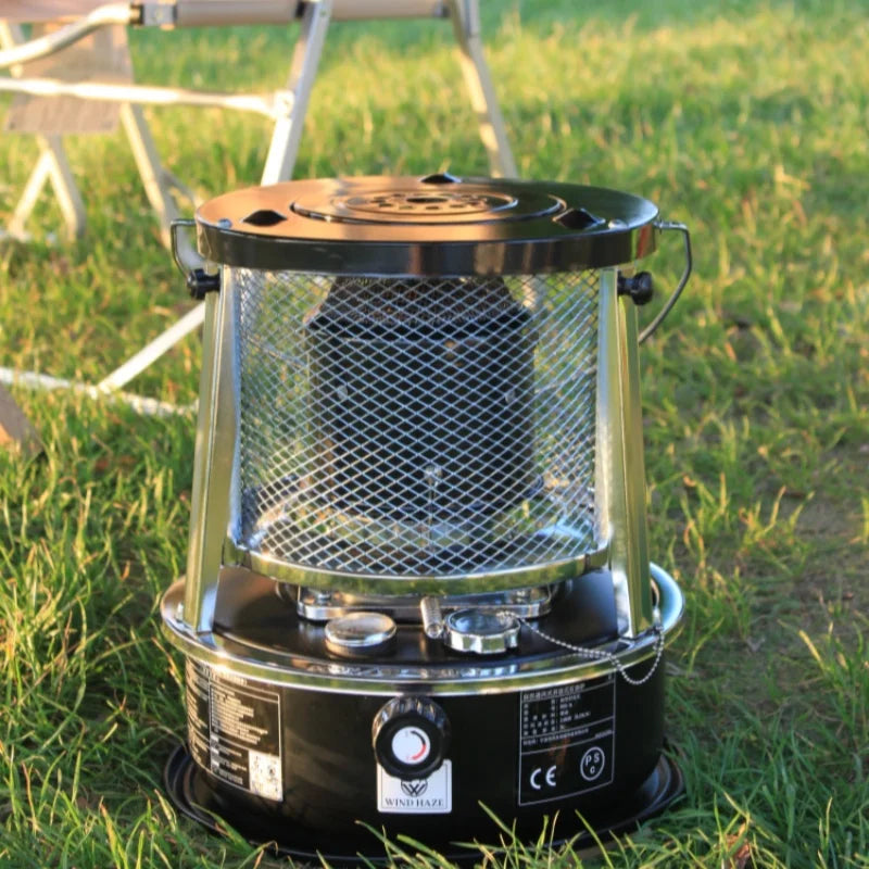 High-efficiency Liquid Fuel Heater, Stainless Steel Indoor Warmer, Non-electric Heating Stove, Portable for Outdoor Camping
