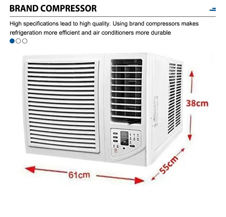 Wholesale Electric 5000-12000 BTU Mini Inverter Window Mounted Portable Air Conditioner Remote Controlled Energy Saving