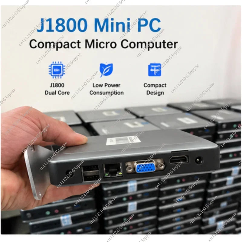 Mini PC J1800 Low Power Thin Client ITX Microcomputer Dual Core Portable Industrial Energy Saving