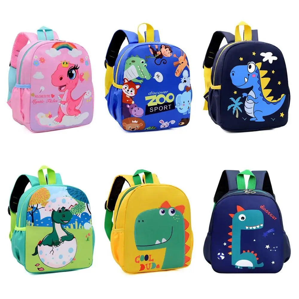 Kindergarten Cartoon Shoulders Bag Backpack Student Bag Dinosaur Bag Handbags