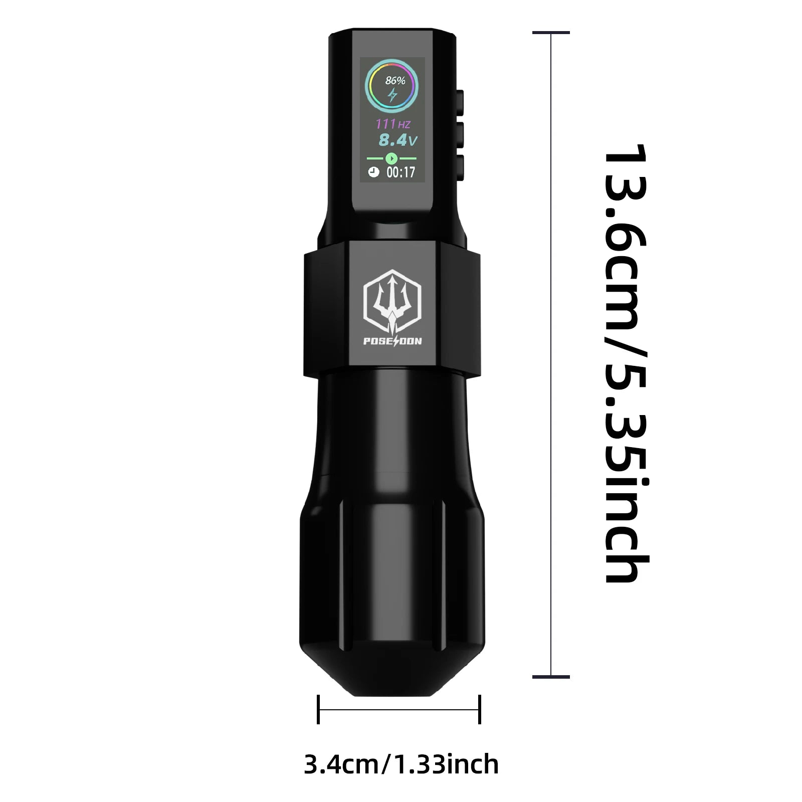 Tattoo Kit Or Tattoo Machnie POSEIDON New Cool Tattoo Pen Kit For Permanent Makeup Tattoo Machine Kit Wireless Tattoo Gun Kit