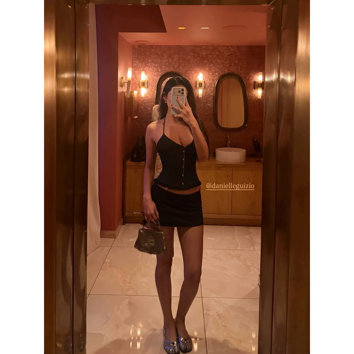 Guz Low-Waist Ultra-Short Skirt Pants, Tight-Fitting Mini Skirt with Built-In Safety Shorts to Prevent Exposure