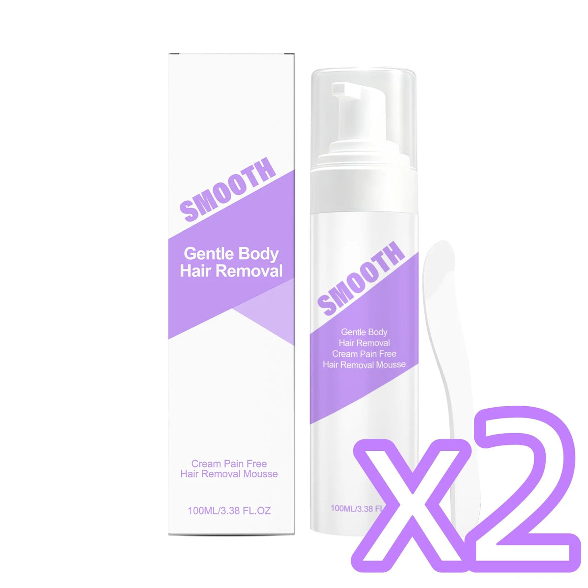 Hair Removal Mousse For Underarm Body Leg Sensitive Skin Fast-Acting Gentle Depilatory Soothing Painless Hair Removal Cream Set