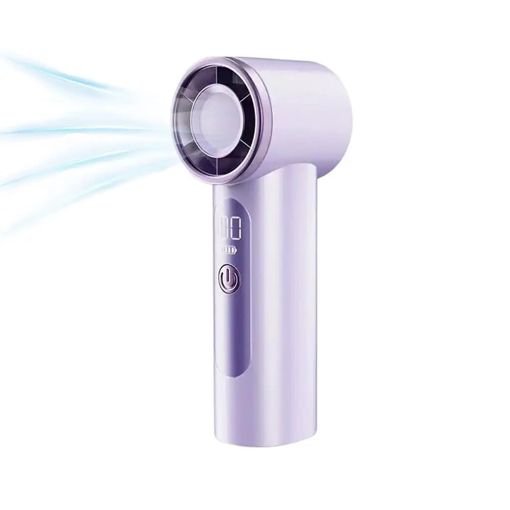 Air Cooler High-speed Handheld Fan Quiet Operation Waterproof USB Rechargeable Fan Long-lasting Strong Wind Fan Desktop