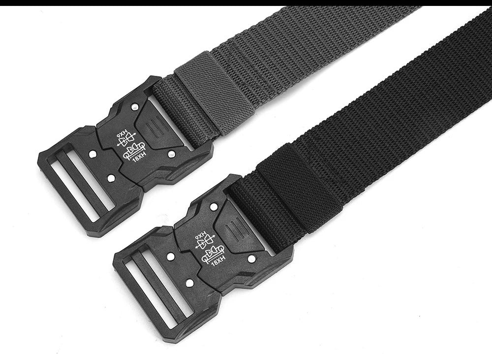 Versatile Men's Tactical Belts - Durable, Adjustable Quick Release Buckle Design - For Outdoor Sports Enthusiasts，For Men Women