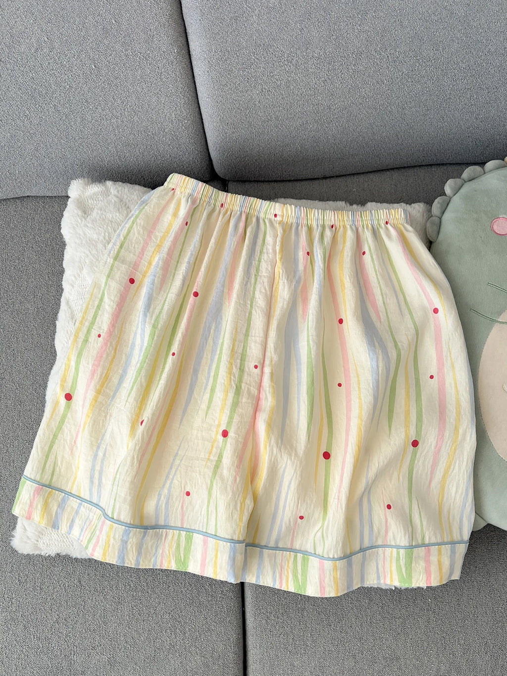 Summer 2026 New Short-Sleeved Shorts Pajamas Women's Cartoon Cute Girl Cardigan Set Ladies Sleepwear Breathable Homewear