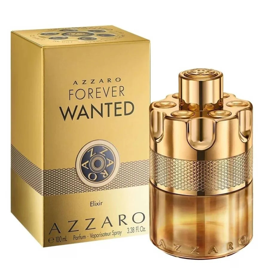 Azzaro Forever Wanted Elixir - Warm Spicy Cologne for Men Fragrance with Raspberry, Cardamom & Leather Accord - 12 Hour Long Lasting - Sophisticated Mens Scent Best For Date Night