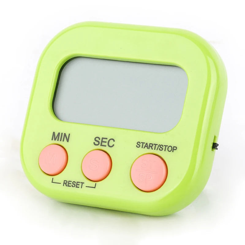 Digital Kitchen Timer for 99 Minutes Cooking Countdown with Magnetic Tool Timing Cook Friendly Alarm Clock Counter with Stand