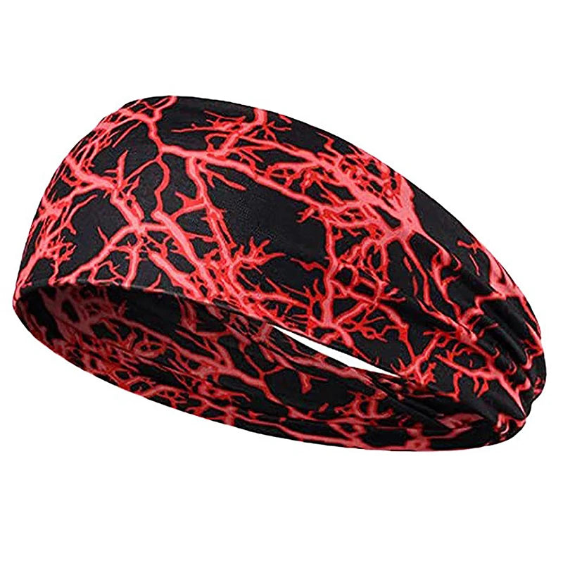 【X】1PCS Fitness Sweating Guide and Anti Sweating Band Running Headband Sports Sweating Absorbing Headband Hair Band