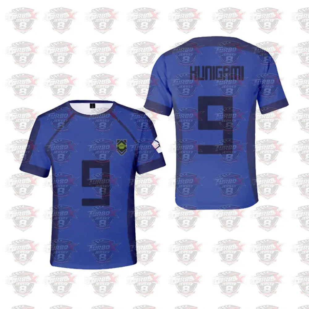 Anime Japan Blue Lock Isagi Yoichi Football Shirt Cosplay Hyoma Chigiri Meguru Bachira Daily Street Style T-shirt Top