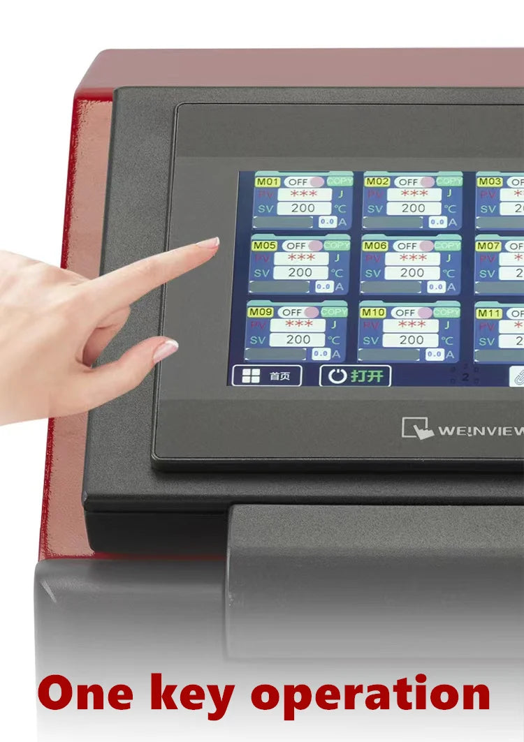6-96 Zones Touch Screen Multi Channels Hot Runner Integrated Temperature Controller for Plastic Molding！