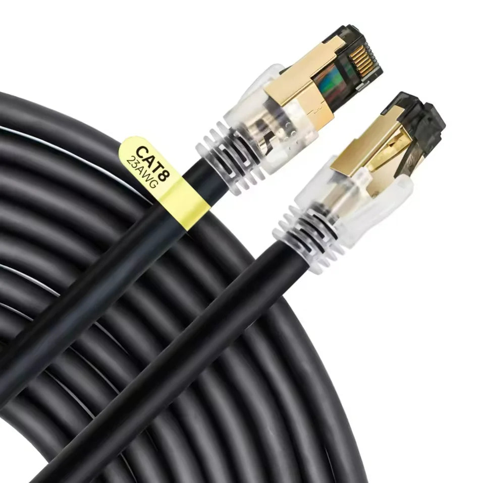 Gaming High Speed CAT 8 Ethernet Cable 40Gbps 2000MHz Internet Network Cable 5M 10M 20M 30M RJ45 Patch Cord Cable Ethernet Cat8
