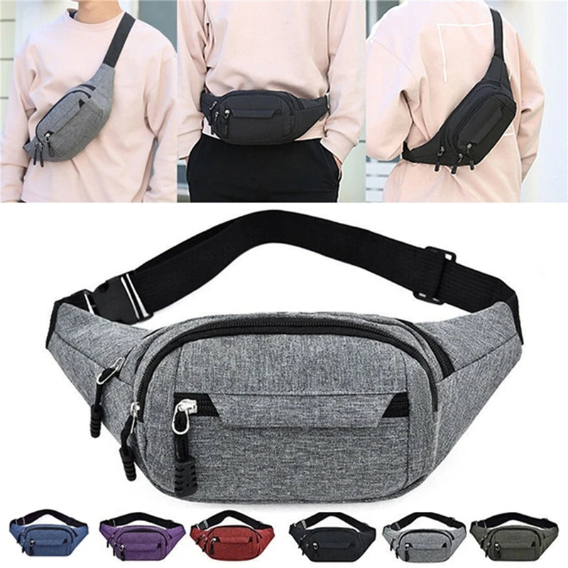 Mobile Waist Bag For Both Men And Women Multifunctional Large Capacity Anti Splash Business Wear‑resistant Construction Site