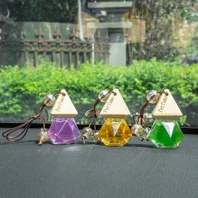 Car Aromatherapy Fragrance Pendent Bottle Perfume Diffuser Long-lasting Fragrance Air Freshener Car Accessories Interior
