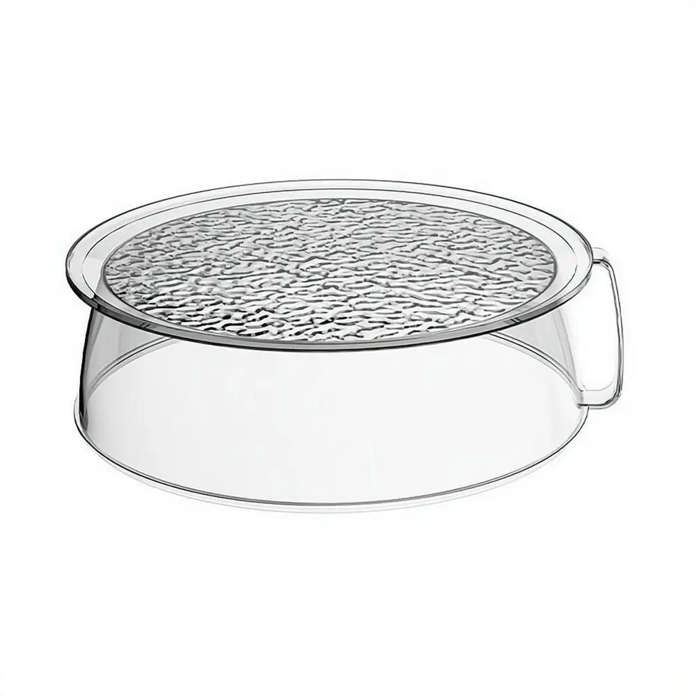 Microwave Oven Cover Heat Resistant 200°C Household Food Insulation Cover Multifunctional Stackable Vegetable And Fruit Platter