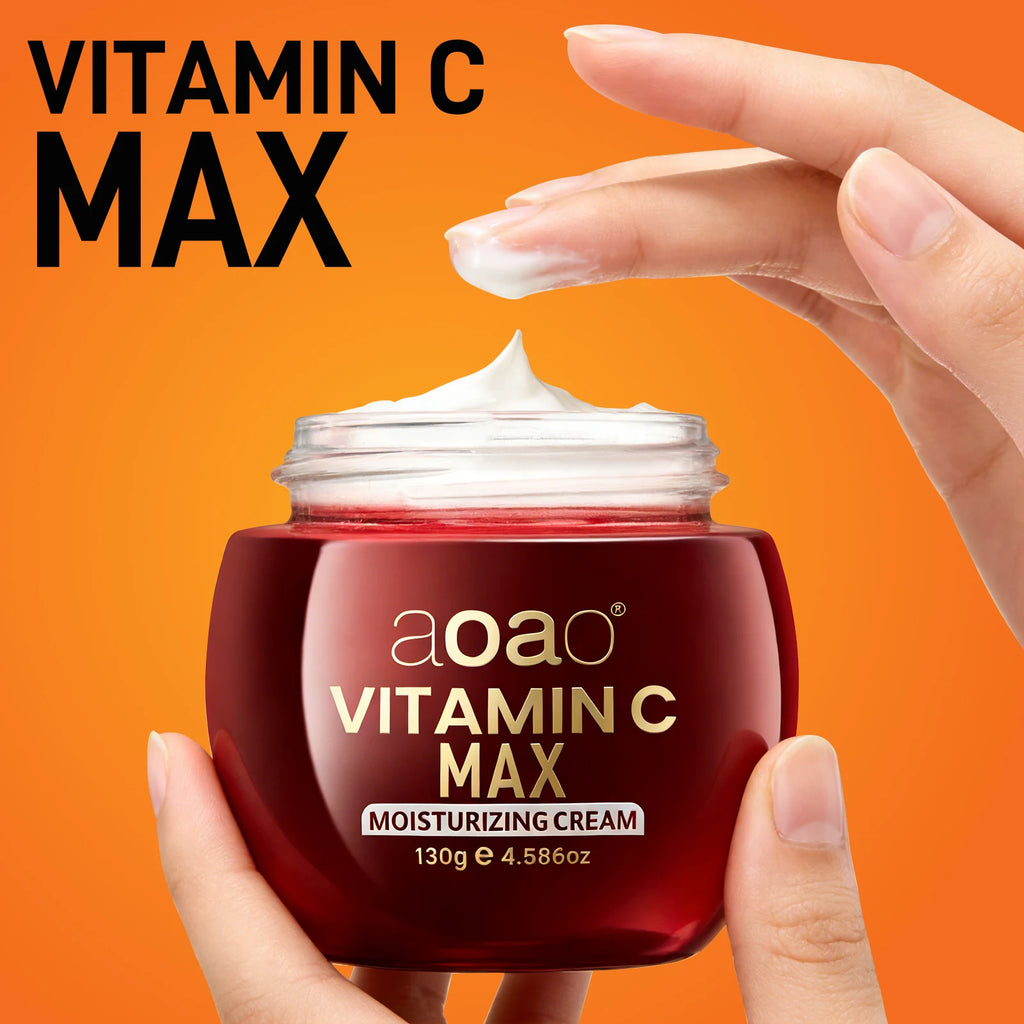 Vitamin C Face Cream,Brighten Skin & Firm,Day Night Hydrating Moisturizing Facial Cream For Face Skin Care 130g/4.586oz