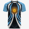 New Summer Men and Women Oversized Short Sleeve Argentine Flag 3D Printed T-shirt Street Clothing Harajuku Children's Clothing